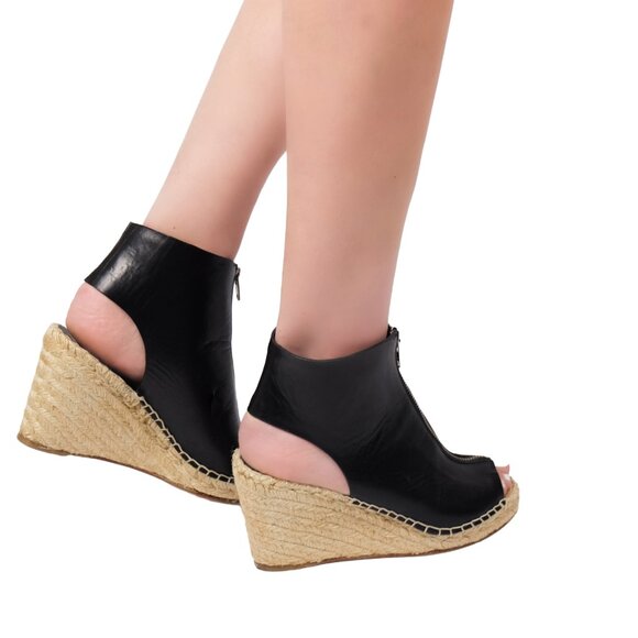 Celine Espadrille Wedges - Picture 1 of 9